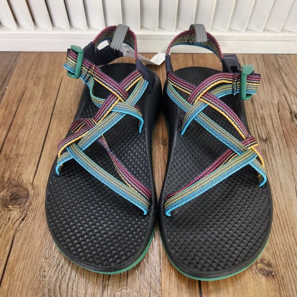 Chaco ZX/1 Ecotread Kids Sz 3 M Rising Navy Blue Strappy Beach Sandals JCH180386